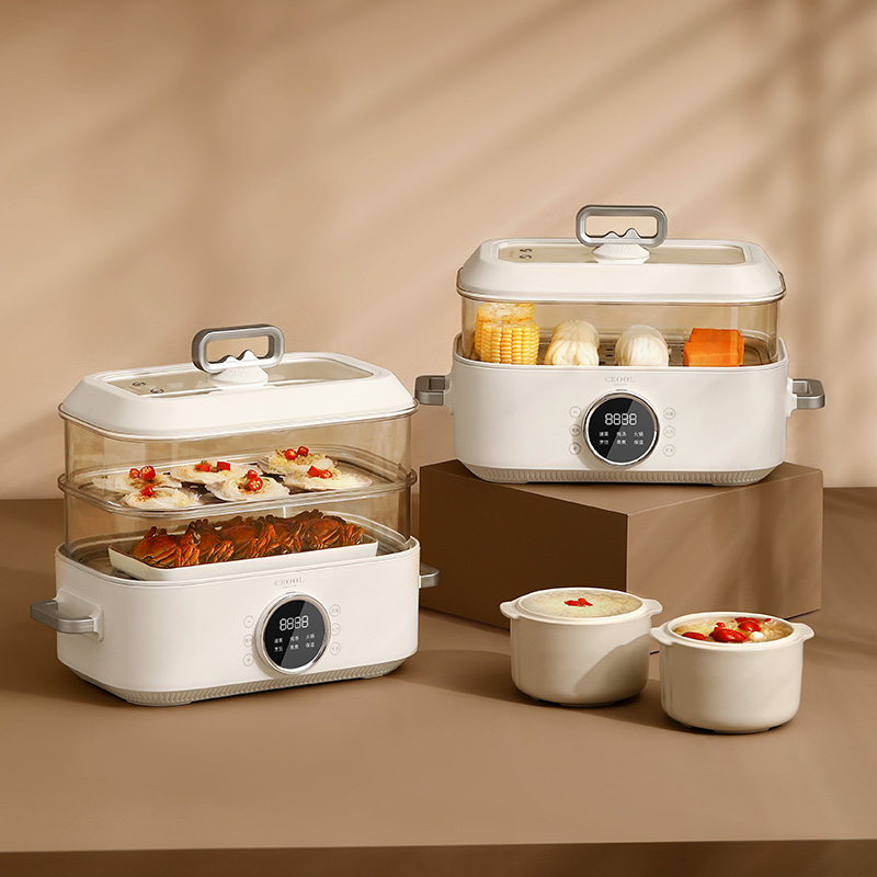 Home Cooking Restaurant - 10L 3-in-1 전기 찜기 - 다기능